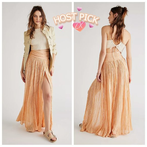 Free People Dresses & Skirts - Free People NWT Jen's Pirate Booty Lapis Maxi Skirt
